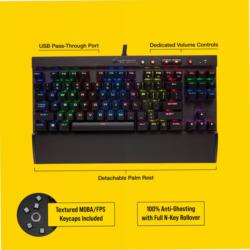 Tastiera meccanica K65 RGB RAPIDFIRE