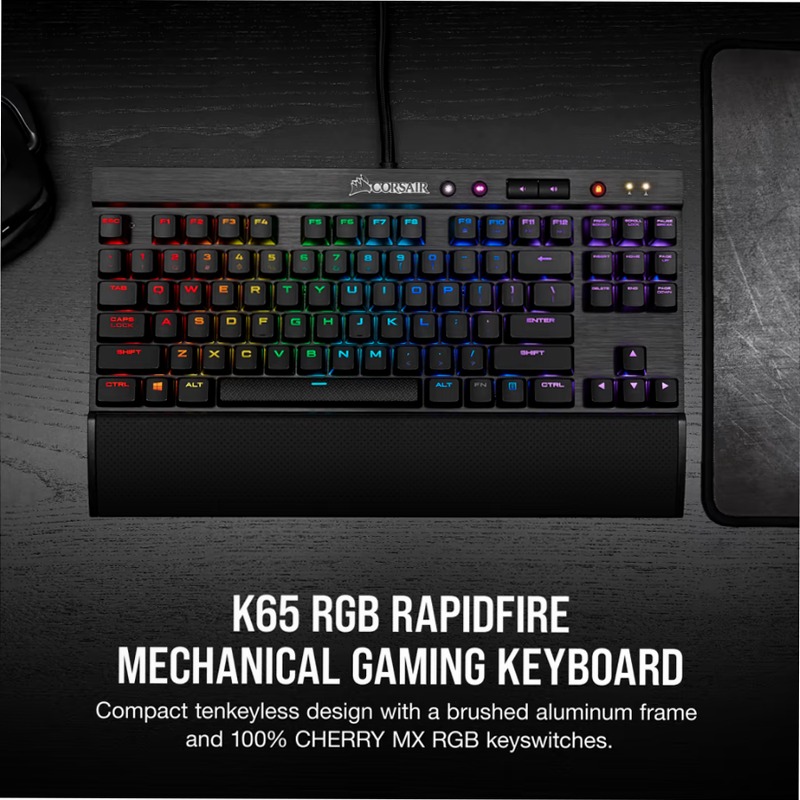 Tastiera meccanica K65 RGB RAPIDFIRE