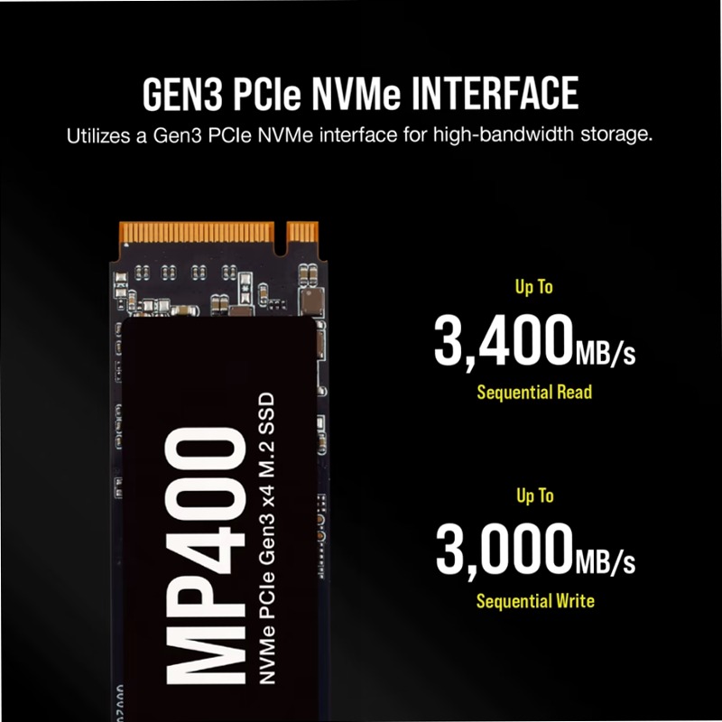 Unità SSD M.2 PCIe NVMe MP400 da 2 TB