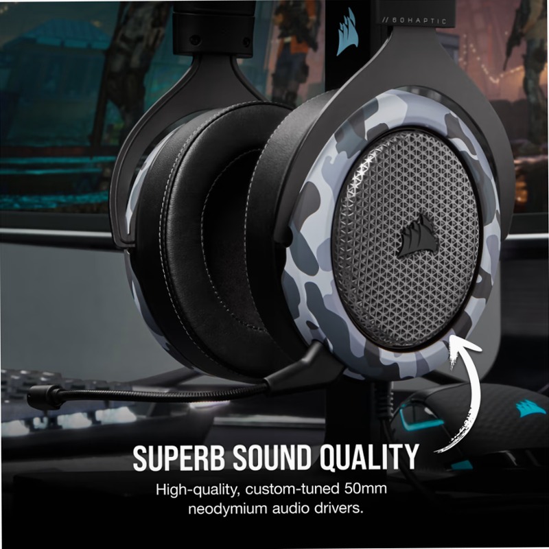 Cuffia Gaming HS60 HAPTIC - CORSAIR