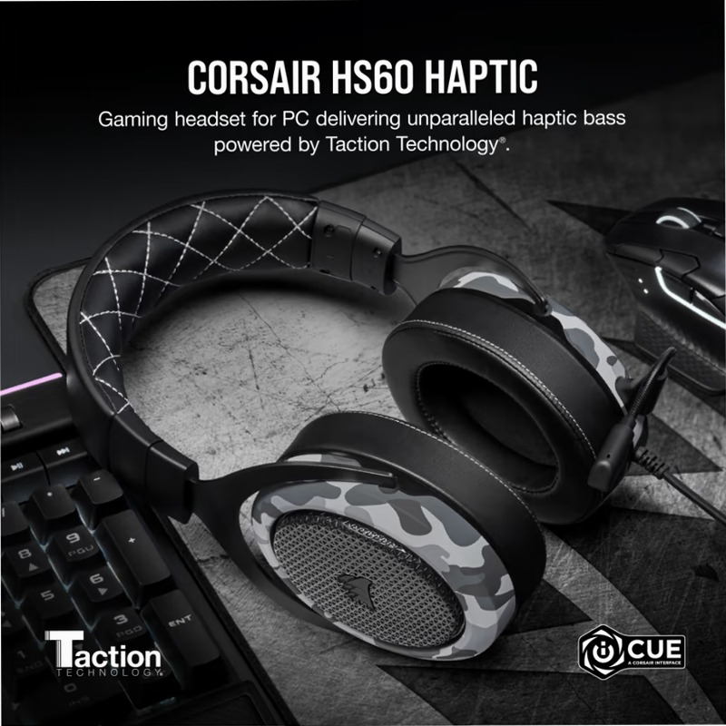 Cuffia Gaming HS60 HAPTIC - CORSAIR