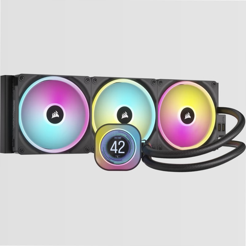 Dissipatore a liquido per CPU iCUE LINK H170i LCD (ricondizionato)