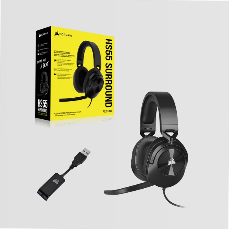 Cuffia Gaming HS55 Carbonio