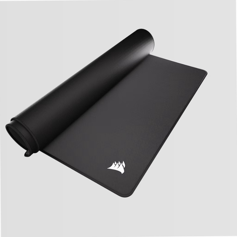 Mouse pad gaming in tessuto anti-sfilacciamento MM – XXL, nero