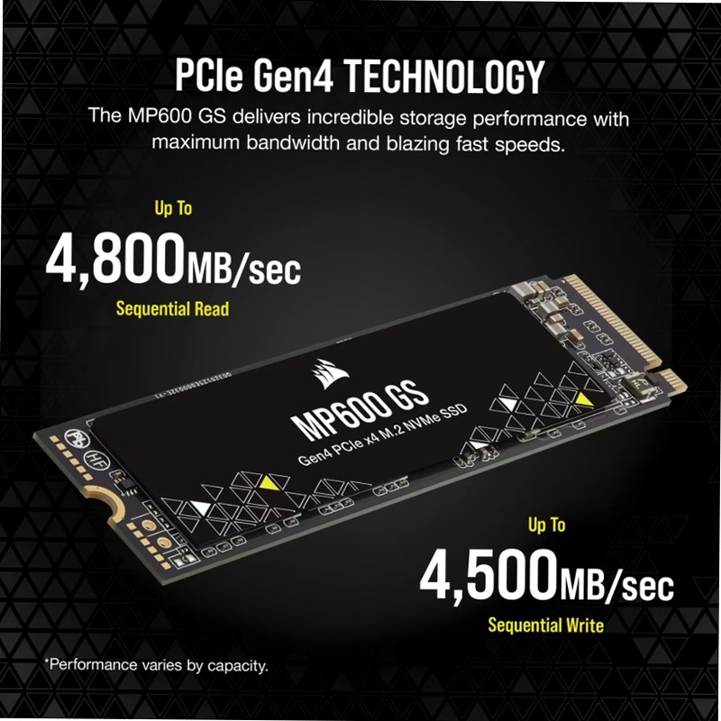 Unità SSD SDD MP600 GS 2 TB PCIe 4.0 NVMe