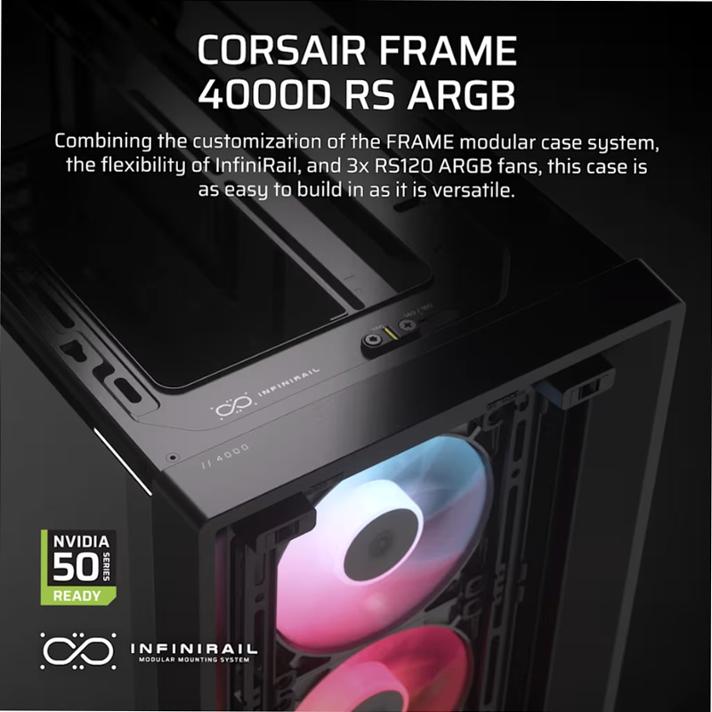 Case PC Mid-Tower Modulare CORSAIR FRAME 4000D RS ARGB