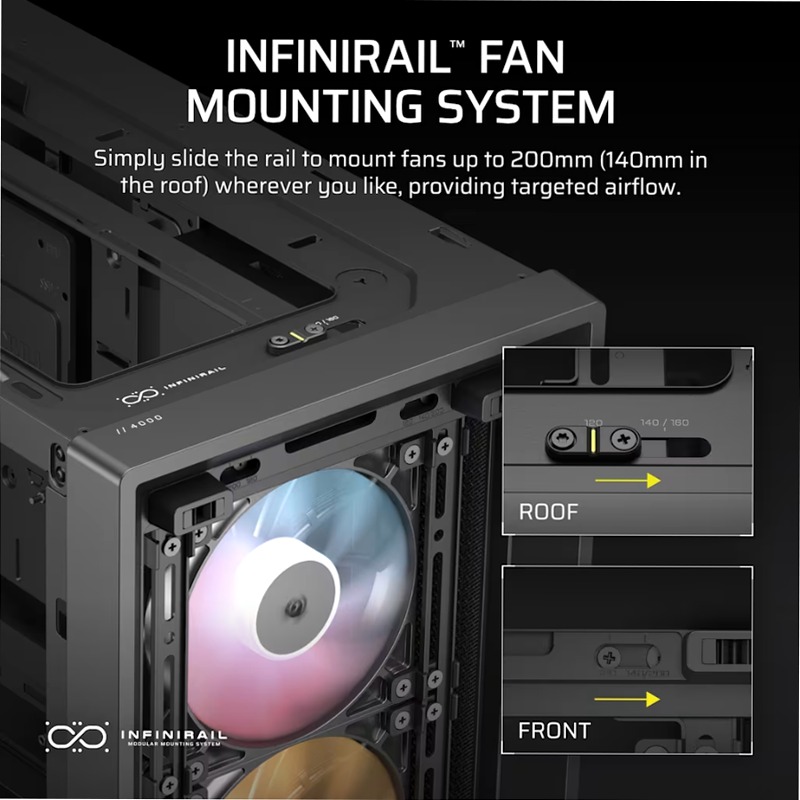 Case PC Mid-Tower Modulare CORSAIR FRAME 4000D RS ARGB