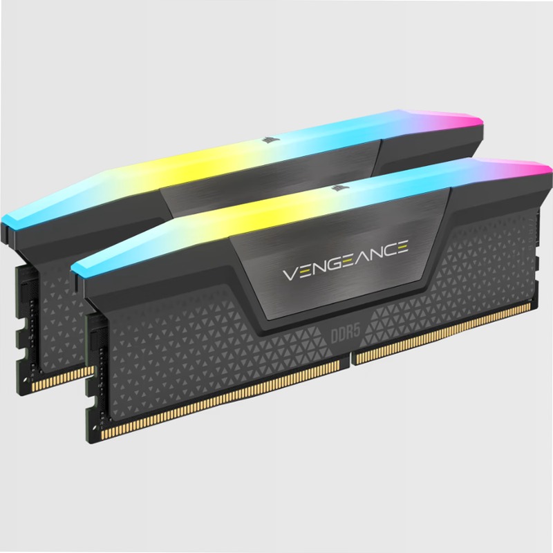 VENGEANCE® RGB 16GB (2x8GB) DDR5 DRAM Up To 6000MT/s CL36