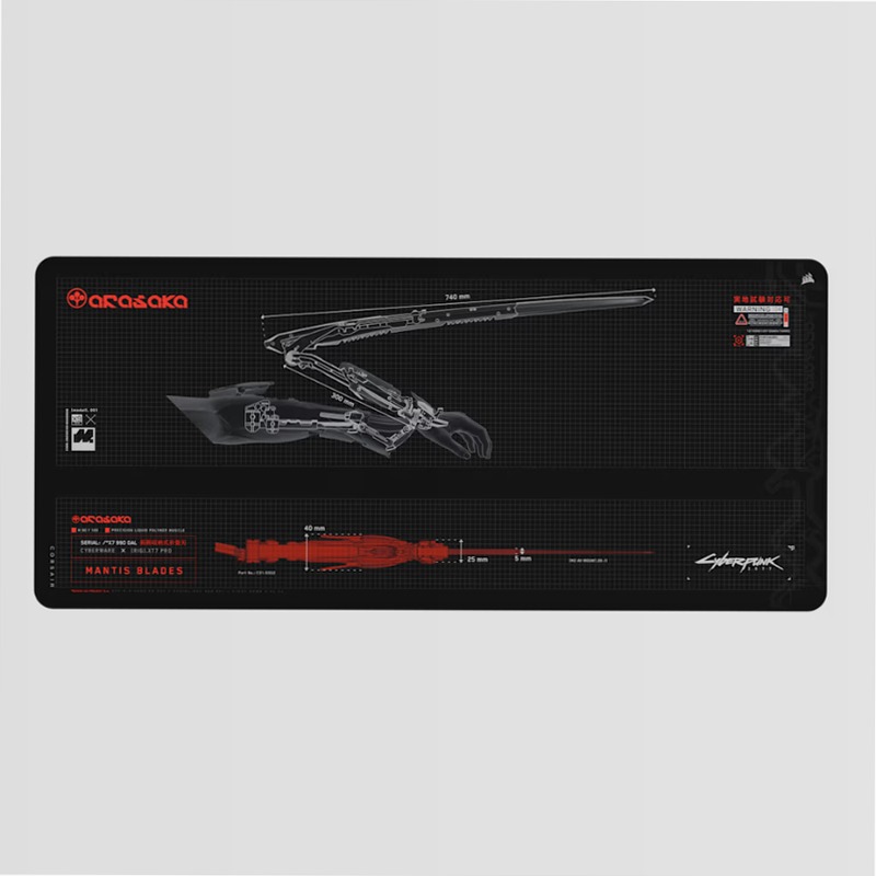 Mouse pad gaming Cyberpunk 2077: Arasaka Edition
