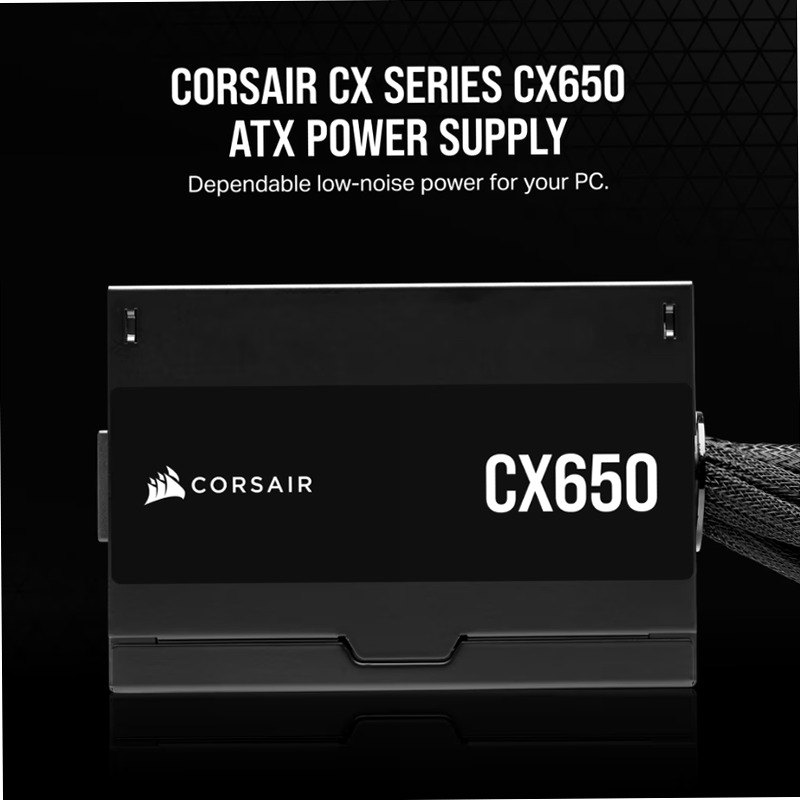 Alimentatore ATX CX Series™ CX650 – Certificazione 80 PLUS Bronze Non modulare