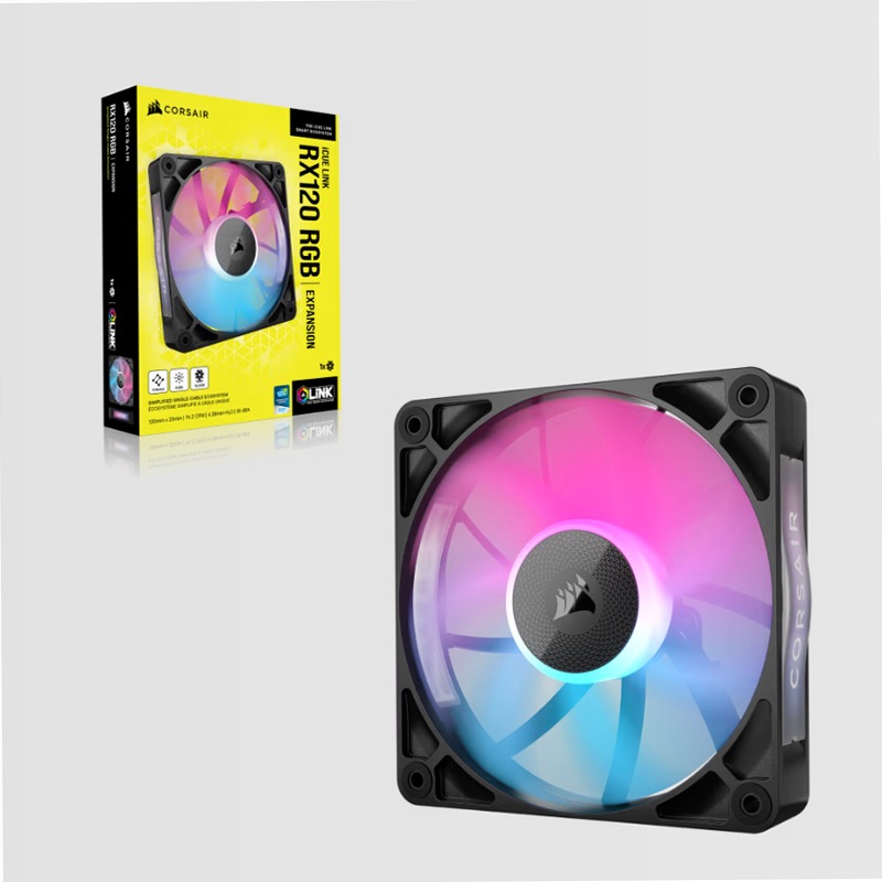 Ventole PWM iCUE LINK RX120 RGB