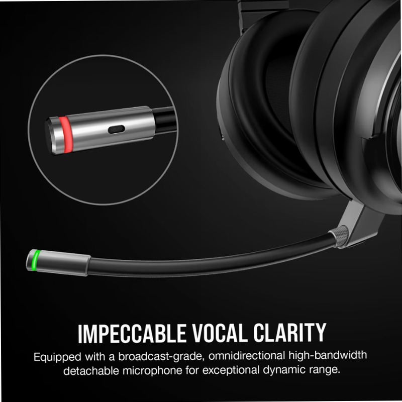 Cuffia Gaming VIRTUOSO RGB Wireless - Nera