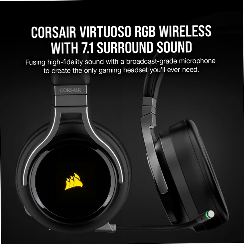 Cuffia Gaming VIRTUOSO RGB Wireless - Nera