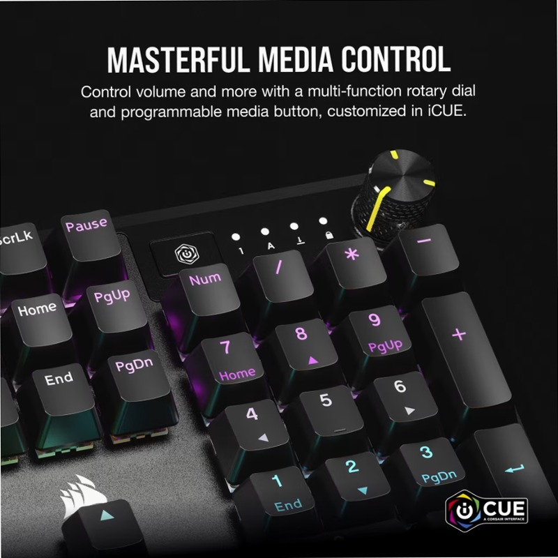 Tastiera Gaming K70 CORE RGB - Nera Plastica IT