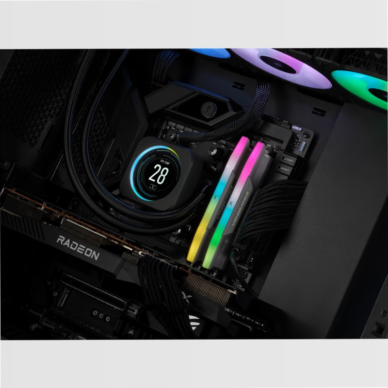 VENGEANCE® RGB 32GB (2x16GB) DDR5 DRAM Up To 6400MT/s CL36 2 6400mhz