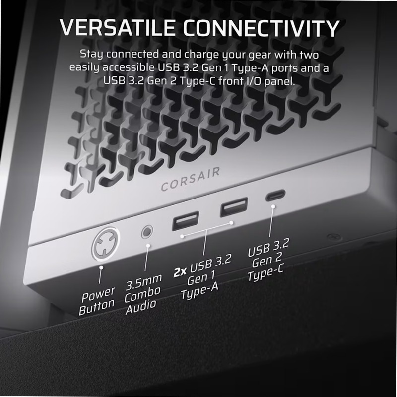 Case PC mid-tower modulare FRAME 4000D - Bianco