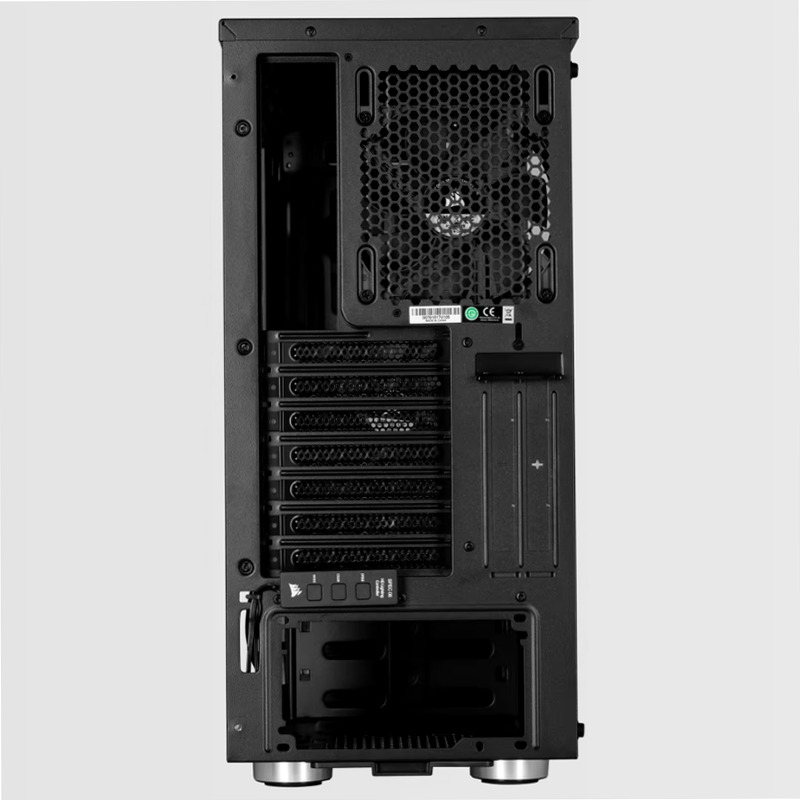 Case Carbide SPEC-06 RGB in vetro temperato — Nero