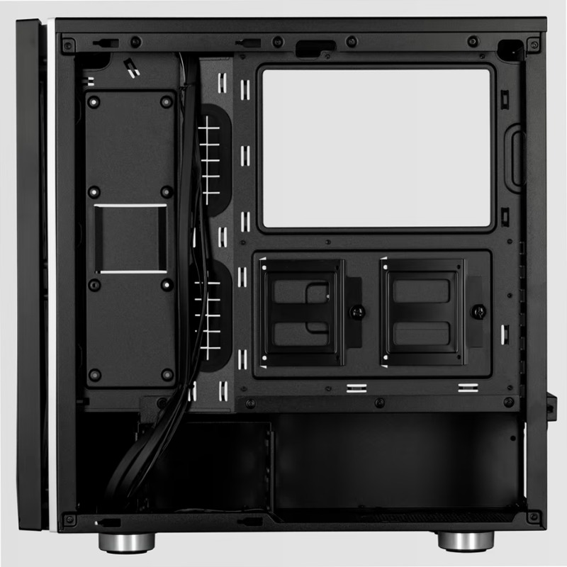 Case Carbide SPEC-06 RGB in vetro temperato — Nero
