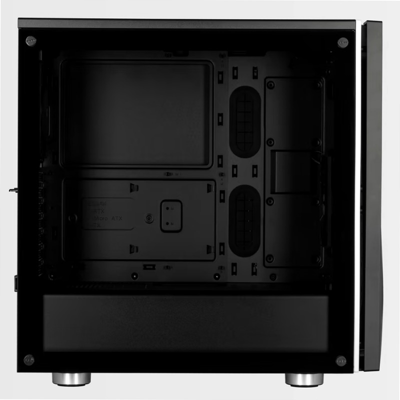 Case Carbide SPEC-06 RGB in vetro temperato — Nero
