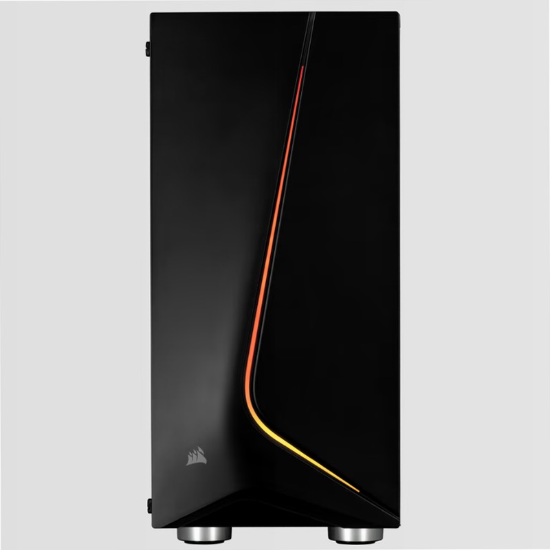 Case Carbide SPEC-06 RGB in vetro temperato — Nero