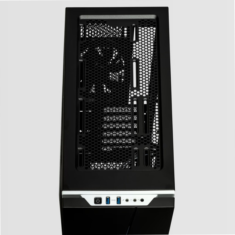 Case Carbide SPEC-06 RGB in vetro temperato — Nero