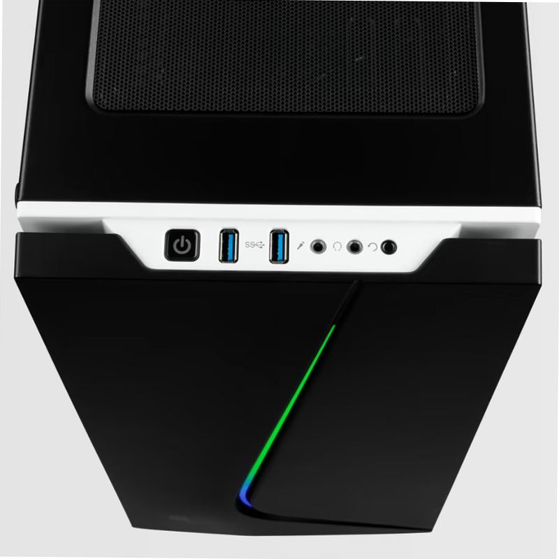 Case Carbide SPEC-06 RGB in vetro temperato — Nero