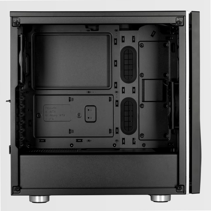 Case Carbide SPEC-06 RGB in vetro temperato — Nero