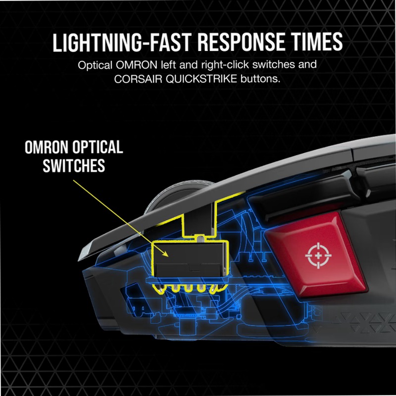 M65 RGB ULTRA WIRELESS - Mouse Gaming FPS Regolabile