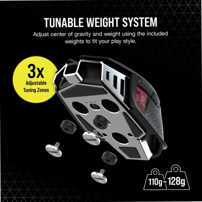 M65 RGB ULTRA WIRELESS - Mouse Gaming FPS Regolabile