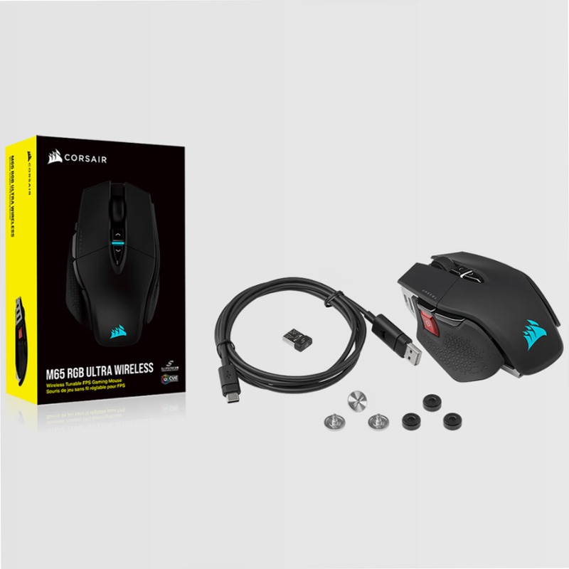 M65 RGB ULTRA WIRELESS - Mouse Gaming FPS Regolabile