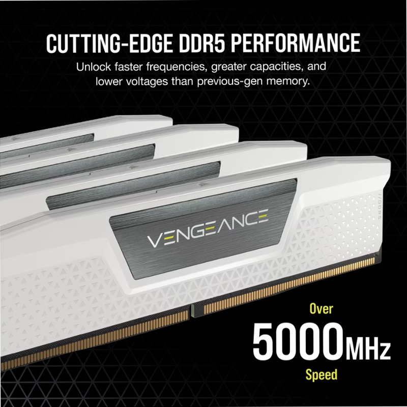 VENGEANCE® 32GB (2x16GB) DDR5 DRAM Up To 6400MT/s CL32 6400mhz