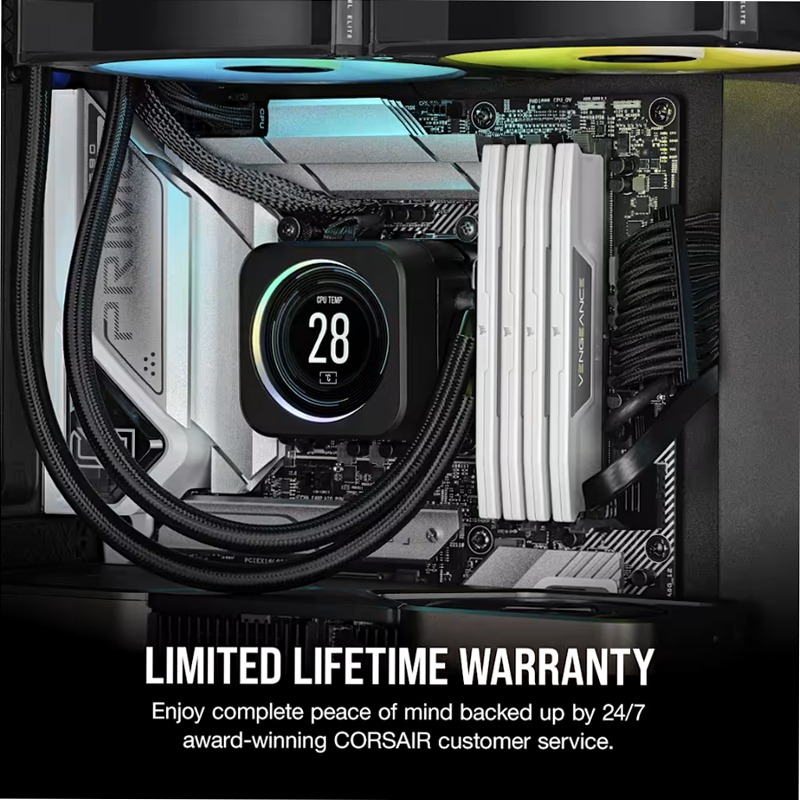 VENGEANCE® 32GB (2x16GB) DDR5 DRAM Up To 6400MT/s CL32 6400mhz