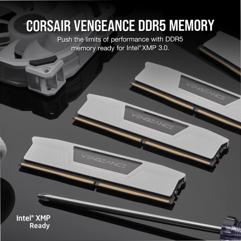 VENGEANCE® 32GB (2x16GB) DDR5 DRAM Up To 6400MT/s CL32 6400mhz