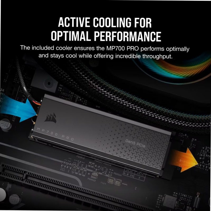 SSD M.2 NVMe 2.0 PCIe Gen5 x4 MP700 PRO da 1 TB