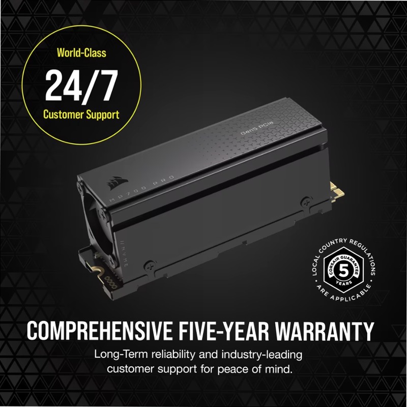 SSD M.2 NVMe 2.0 PCIe Gen5 x4 MP700 PRO da 1 TB