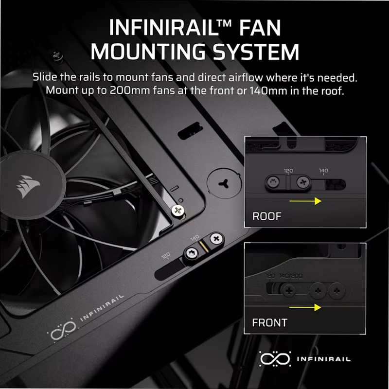 Case per PC Mid-Tower WARTHOG Airflow - Nero