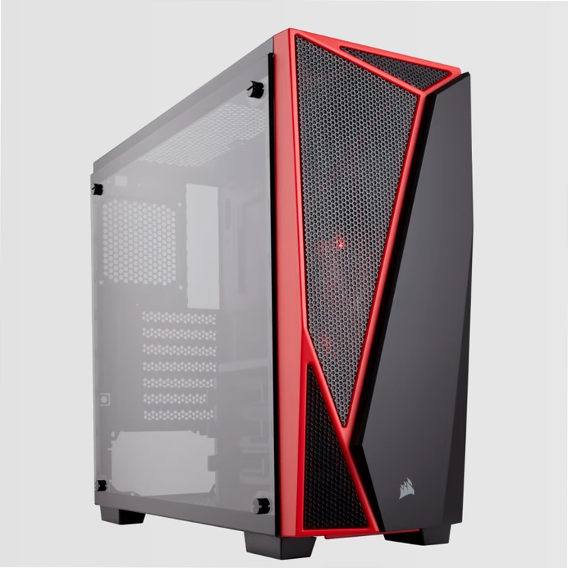Case Gaming Carbide Series® SPEC-04 Mid-Tower Nero/Rosso