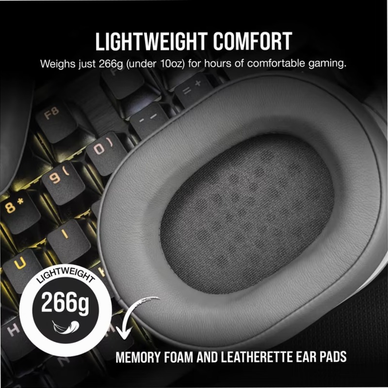 Cuffia HS55 Wireless Gaming — Bianca