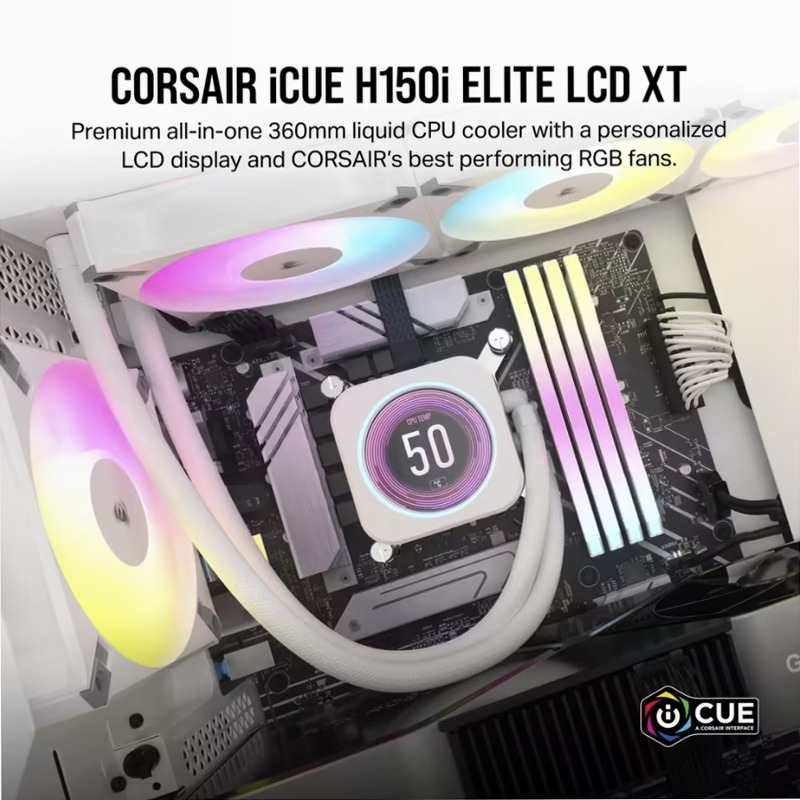 Dissipatore a liquido iCUE H150i ELITE LCD XT
