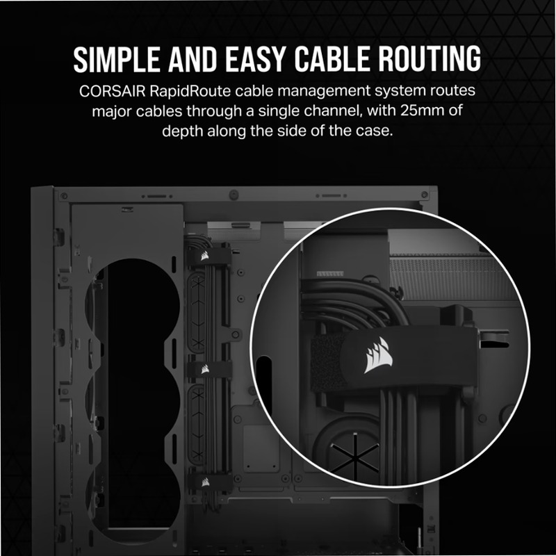 Case PC ATX mid-tower 5000D CORE AIRFLOW - Nero