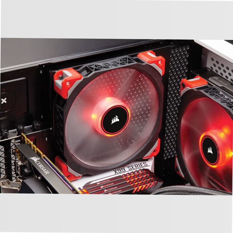 Ventola ML140 PRO da 140 mm PWM con LED rosso 140mm