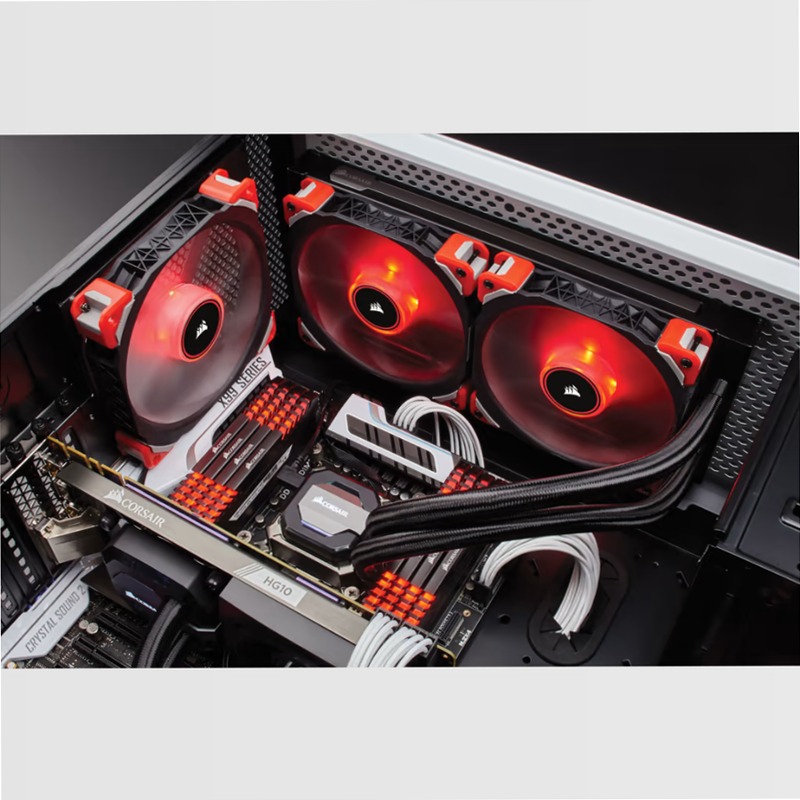 Ventola ML140 PRO da 140 mm PWM con LED rosso 140mm