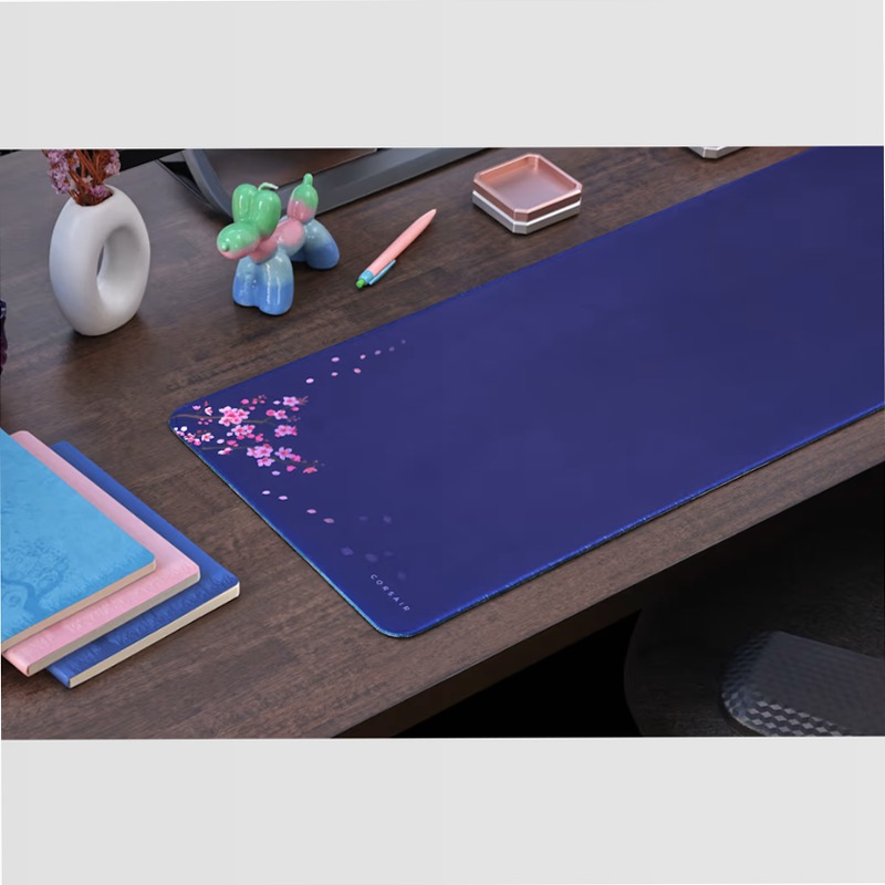 Mouse pad gaming in tessuto anti-sfilacciamento MM300 - Formato esteso - Dark Cherry