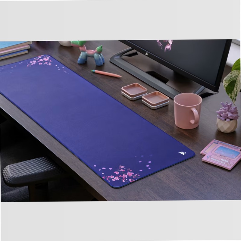 Mouse pad gaming in tessuto anti-sfilacciamento MM300 - Formato esteso - Dark Cherry