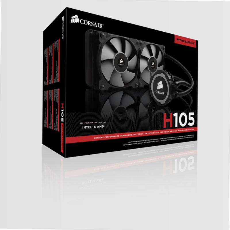 Hydro Series™ H105: Raffreddamento Liquidato per CPU 240mm