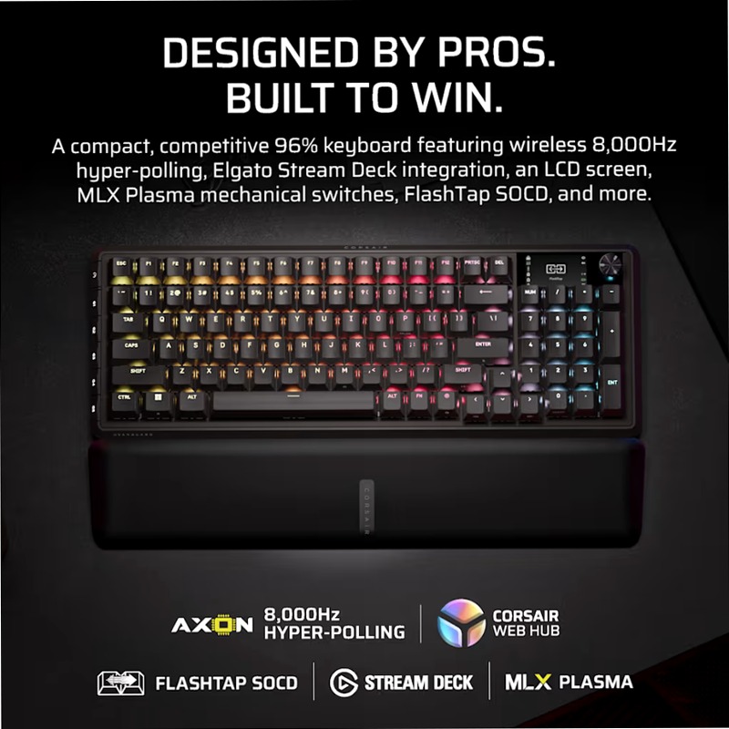 Tastiera Gaming VANGUARD 96 WIRELESS Wireless 2.4 GHz