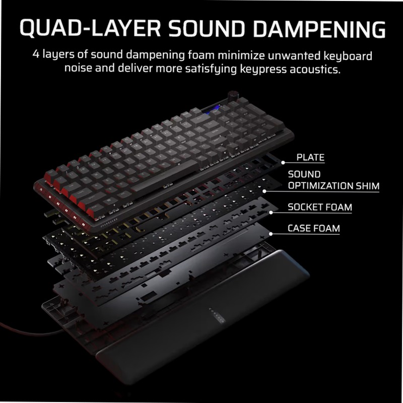 Tastiera Gaming VANGUARD 96 WIRELESS