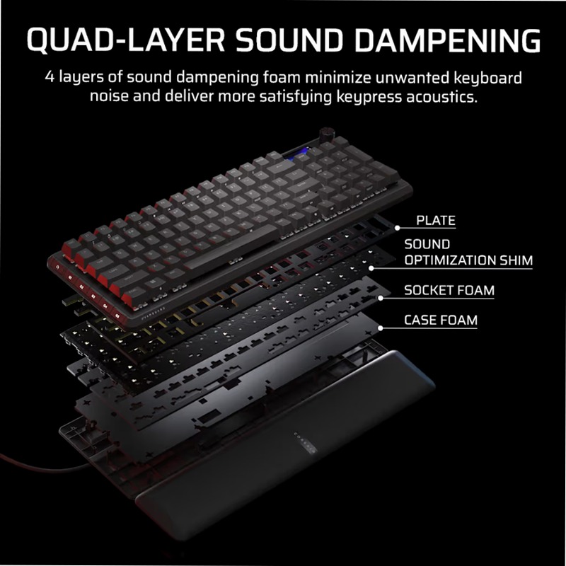 Tastiera Gaming VANGUARD 96 WIRELESS Wireless 2.4 GHz