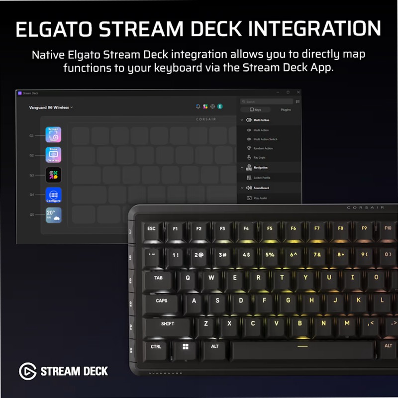 Tastiera Gaming VANGUARD 96 WIRELESS