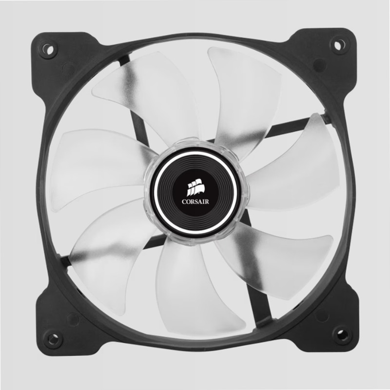 Air Series™ SP140 LED White High Static Pressure 140mm Fan Twin Pack